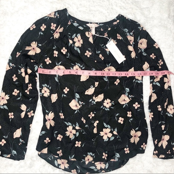 Rebecca Taylor Top Daniella NWT Long Sleeve Top 2 - Picture 6 of 8